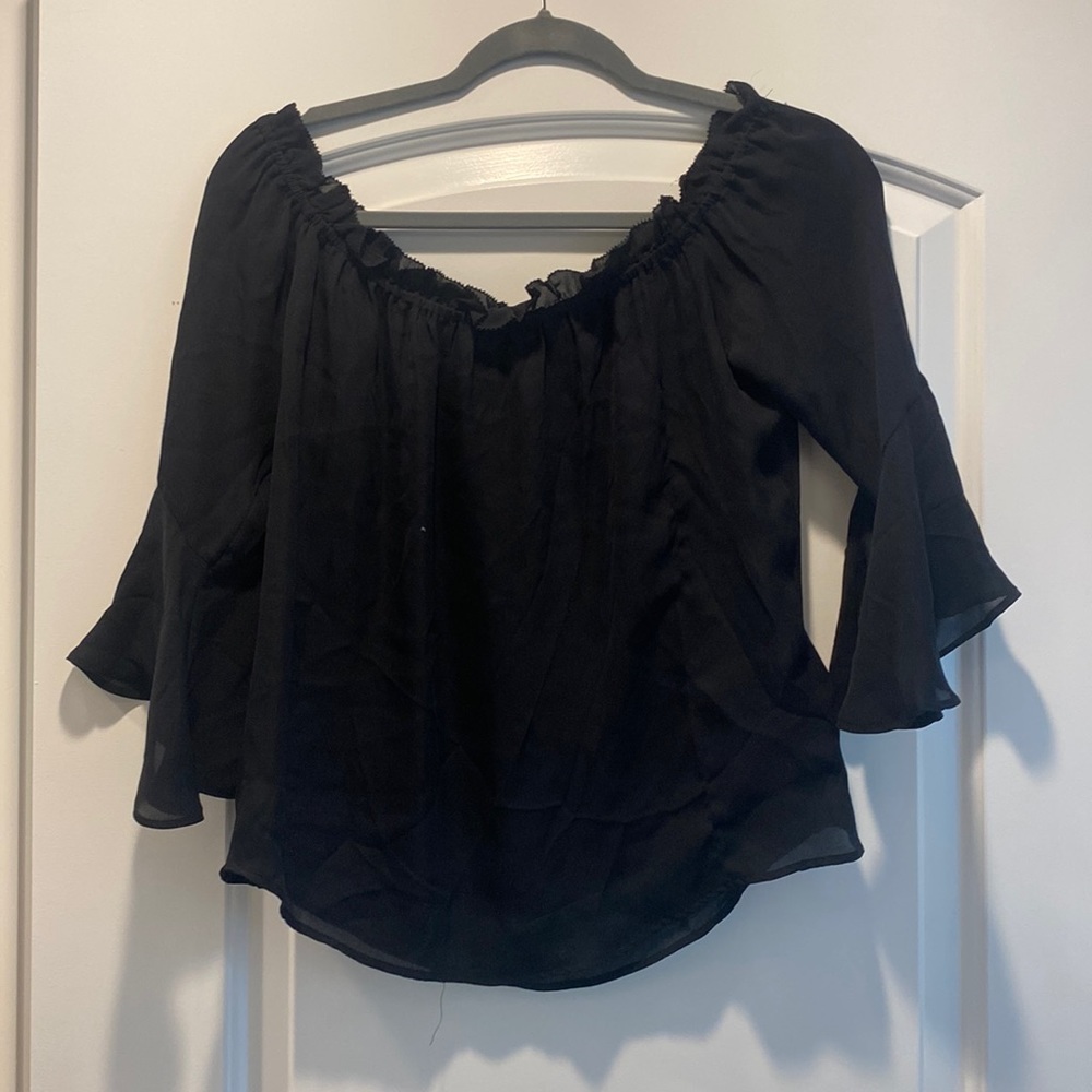 JCrew Off Shoulder Ruffle Top, Size 4
